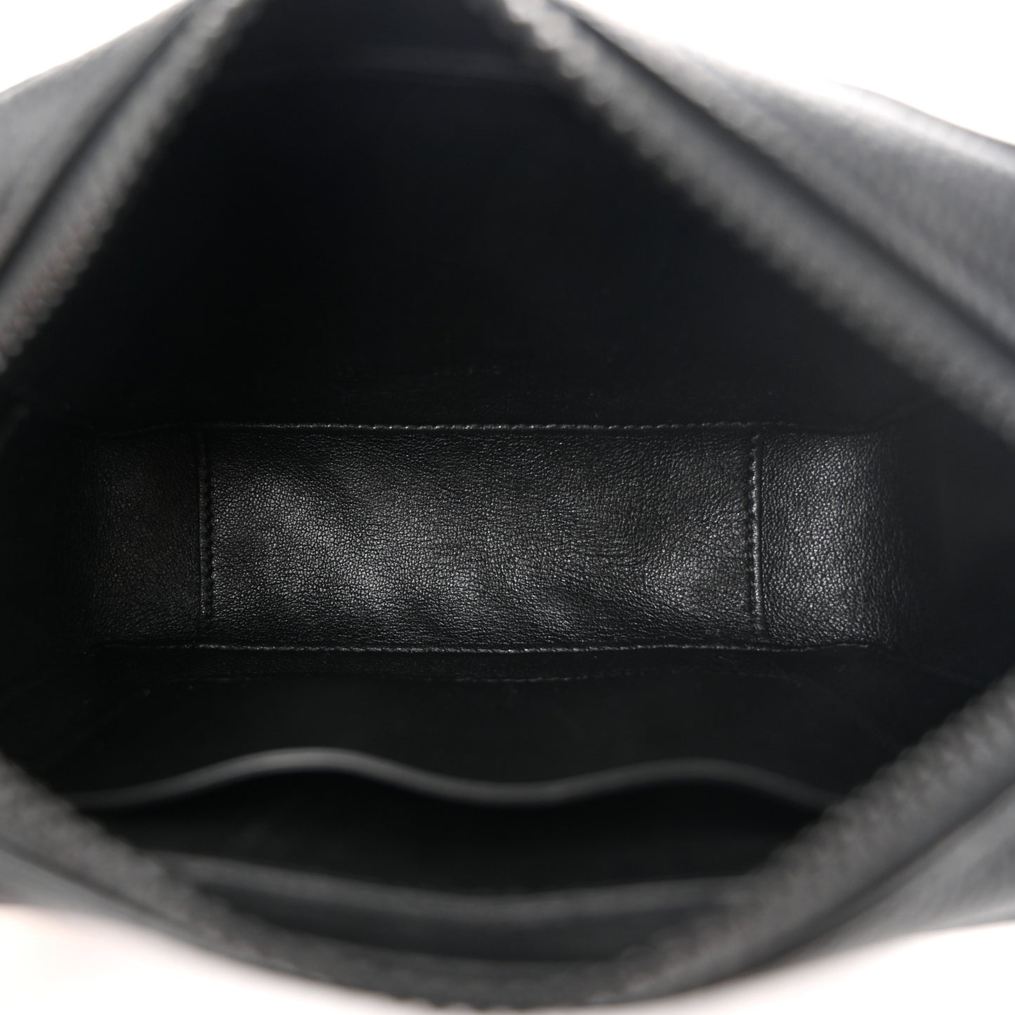 Grained Calfskin Embossed Car Camera Bag Black