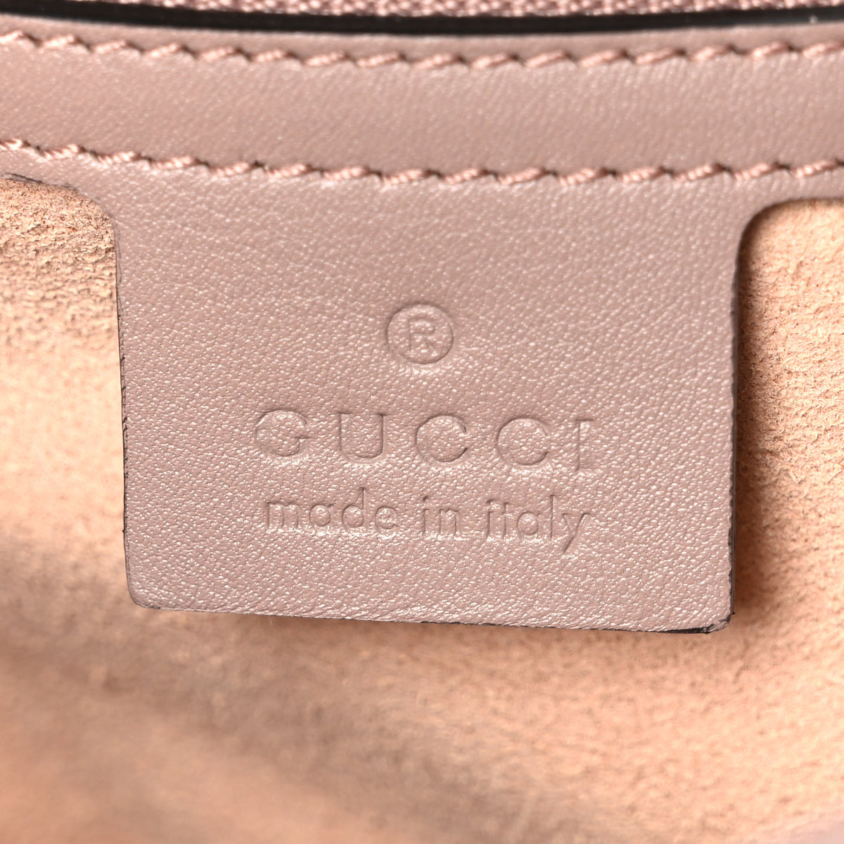 Gucci Calfskin Matelasse Medium GG Marmont Shoulder Bag Porcelain Rose 6 of 10