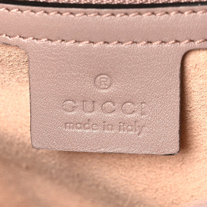 Gucci Calfskin Matelasse Medium GG Marmont Shoulder Bag Porcelain Rose 6 of 10