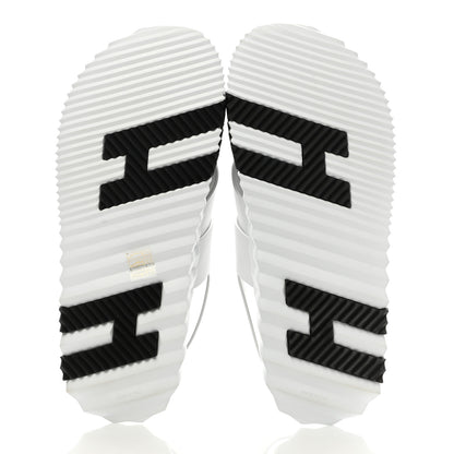 Hermes Calfskin Goatskin Mens Electric Sandals 43 White 5 of 10