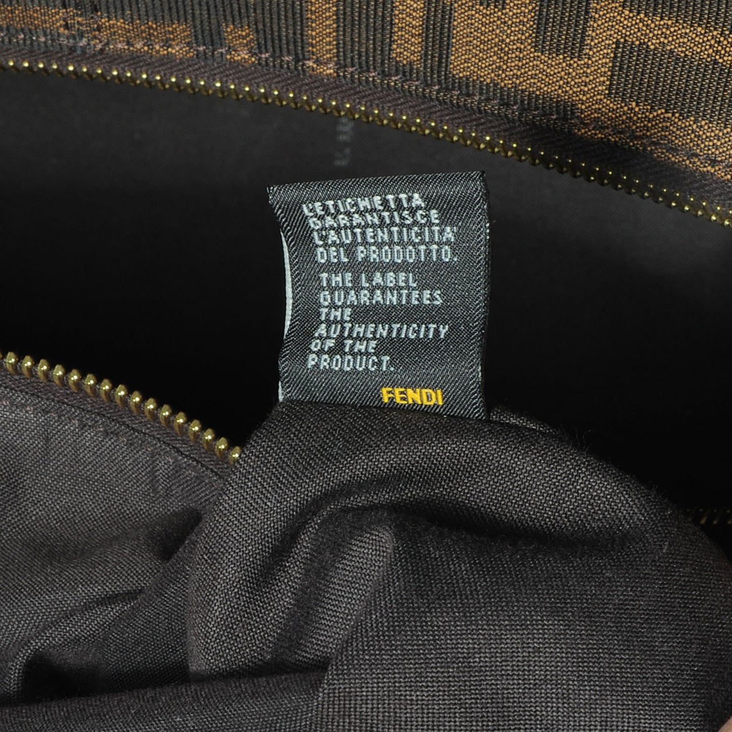 Zucca Vitello Artic Medium Double Zip Tote Tobacco Castagna