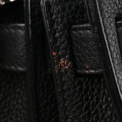 Saint Laurent Grained Calfskin Baby Sac De Jour Souple Black 30 of 30