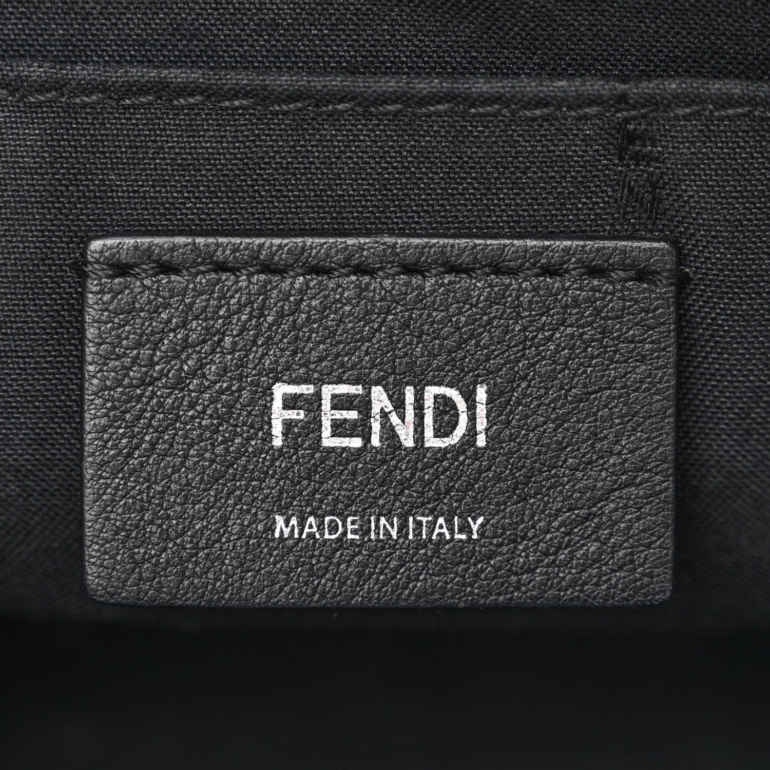 Fendi Vitello Dolce Crystal Heart Croc Tail Mini By The Way Boston Bag Black Rosso 6 of 11