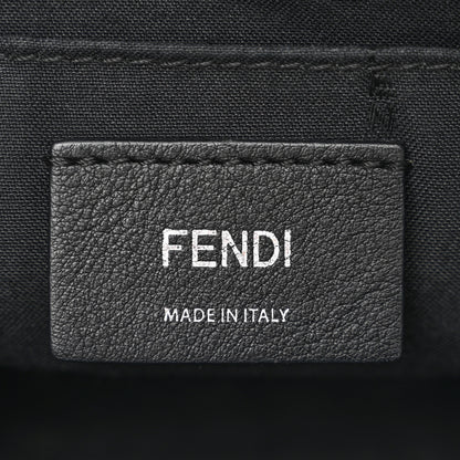 Fendi Vitello Dolce Crystal Heart Croc Tail Mini By The Way Boston Bag Black Rosso 6 of 11