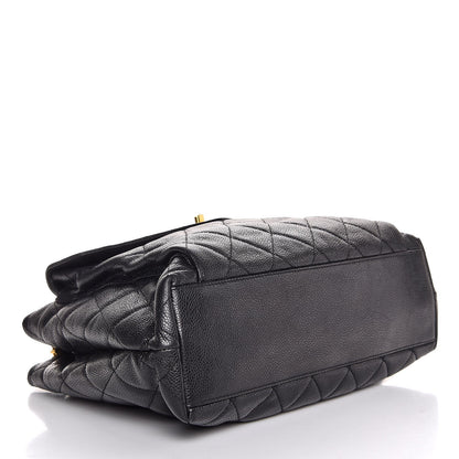 Chanel Caviar Quilted Flap Shoulder Bag Black 4 of 8