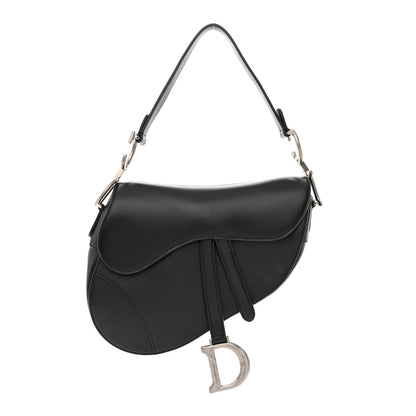 Christian Dior Calfskin Saddle Bag Black 1 of 13