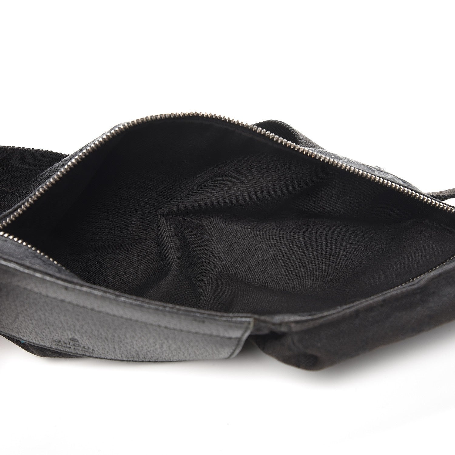 Gucci GG Monogram Double Pocket Belt Bag Black 5 of 8