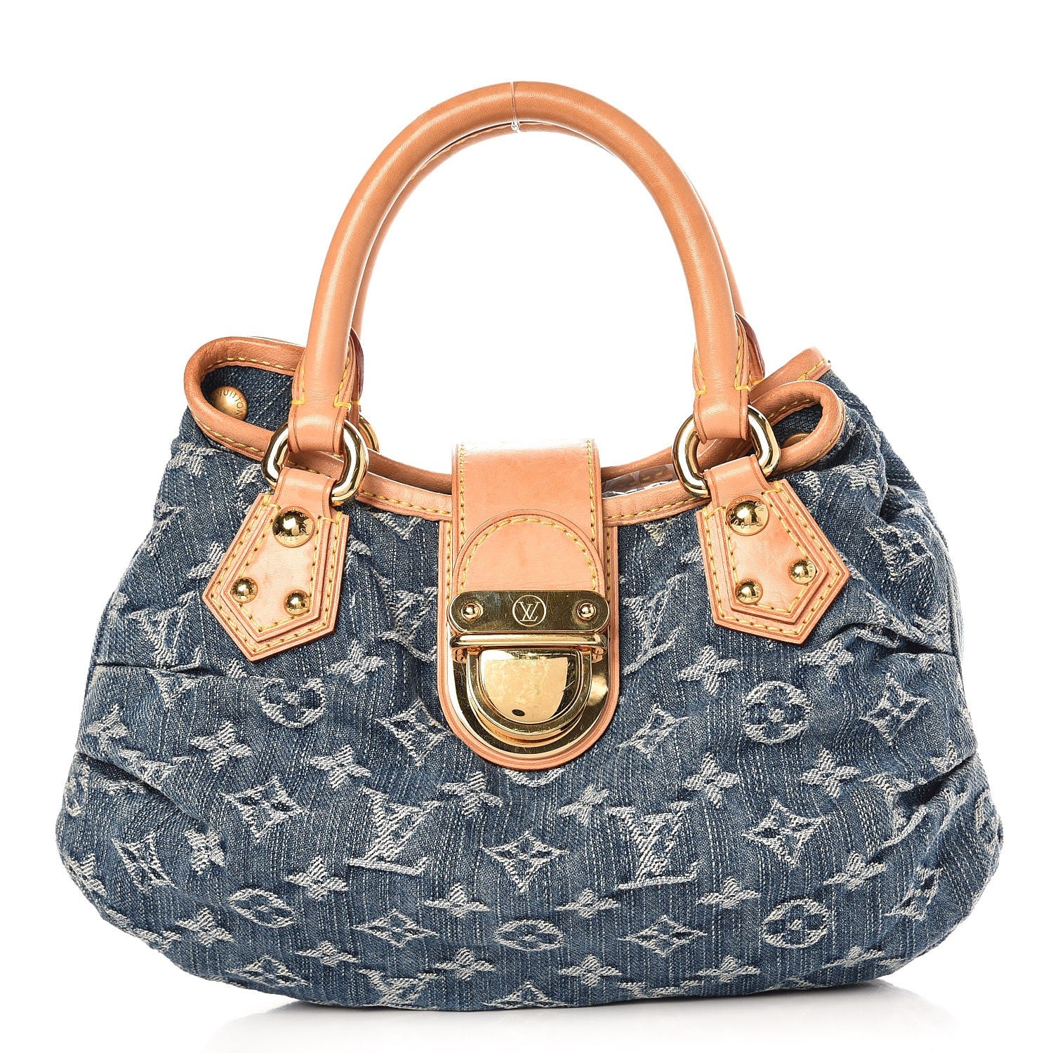 Louis Vuitton Monogram Denim Pleaty Blue 1 of 7