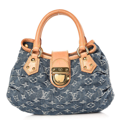 Louis Vuitton Monogram Denim Pleaty Blue 1 of 7