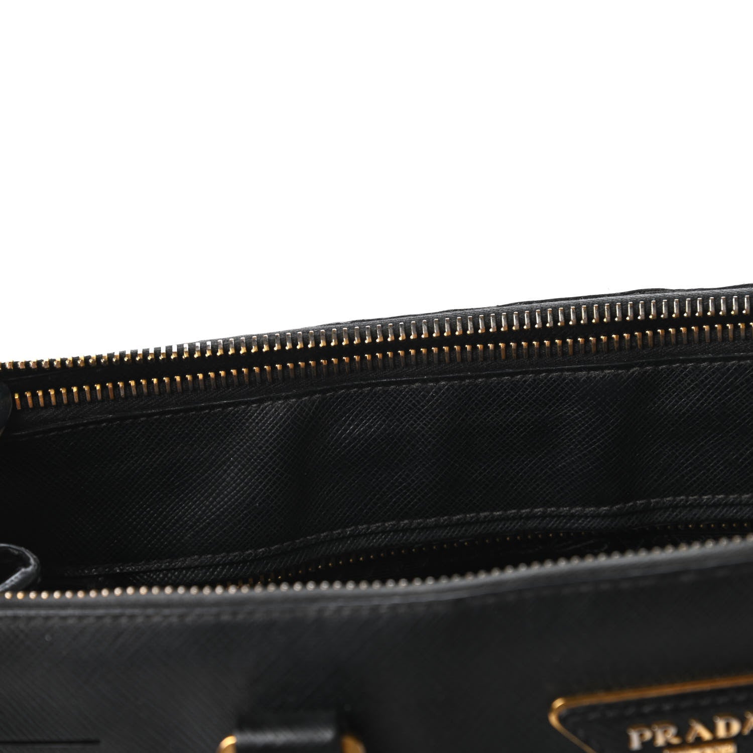 Prada Saffiano Medium Galleria Double Zip Tote Black 15 of 15
