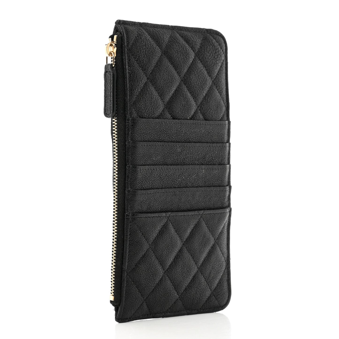 Caviar Quilted Boy iPhone Pouch Black