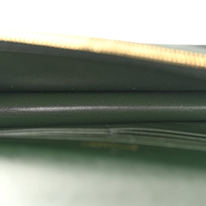 Saint Laurent Calfskin Monogram Sunset Chain Wallet Green 5 of 13