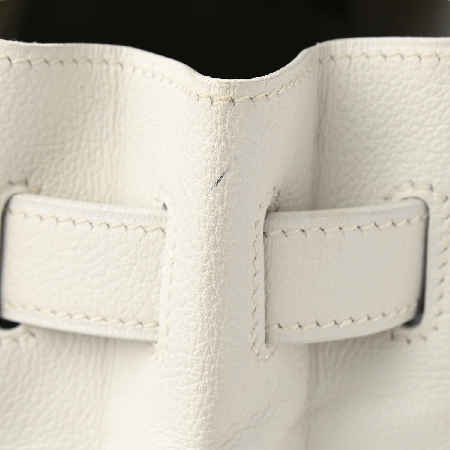 Hermes Evercolor Kelly Retourne 32 White 12 of 16