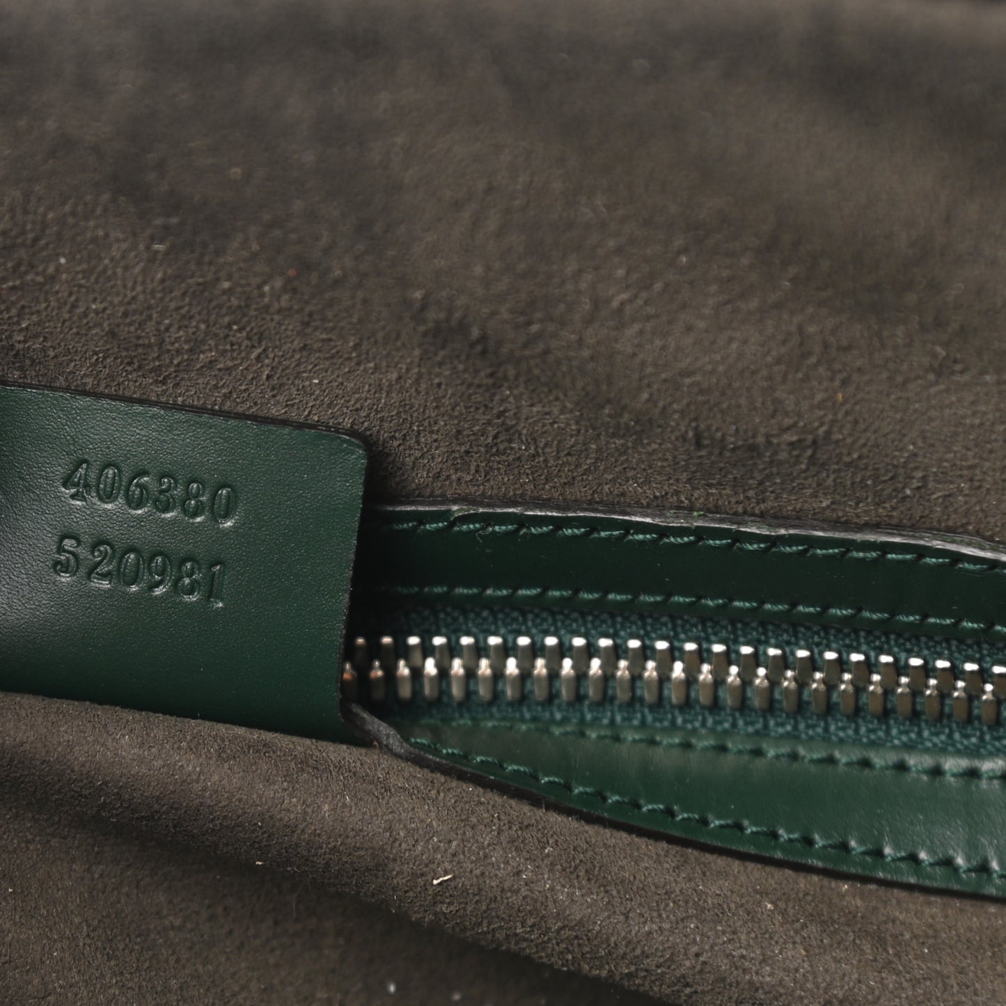 Guccissima Signature Medium Duffle Green