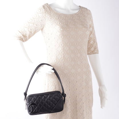 Chanel Calfskin Quilted Cambon Pochette Black 2 of 8