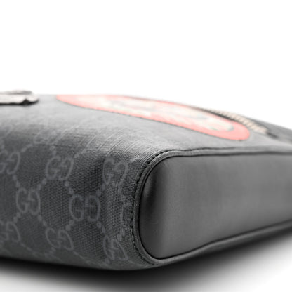 Gucci GG Supreme Monogram Night Courrier Flat Messenger Bag Black Multicolor 10 of 13