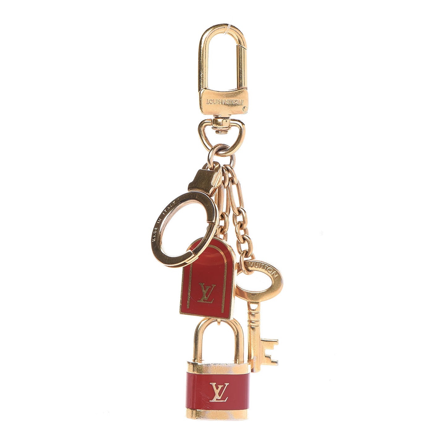 PTE Cles Cadenas Key Holder Red