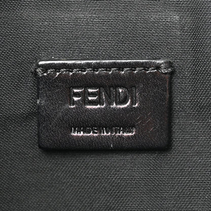 Fendi Vitello Grace FF 1974 Embossed Flat Pouch Anthracite 6 of 11