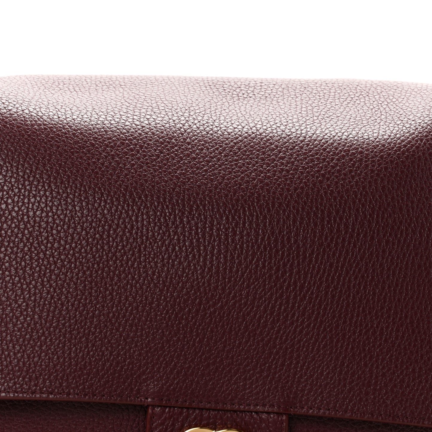 Grained Calfskin Souplissimo Maxi Flap Burgundy