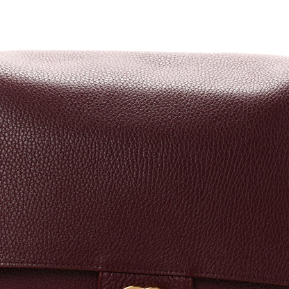 Chanel Grained Calfskin Souplissimo Maxi Flap Burgundy 8 of 11