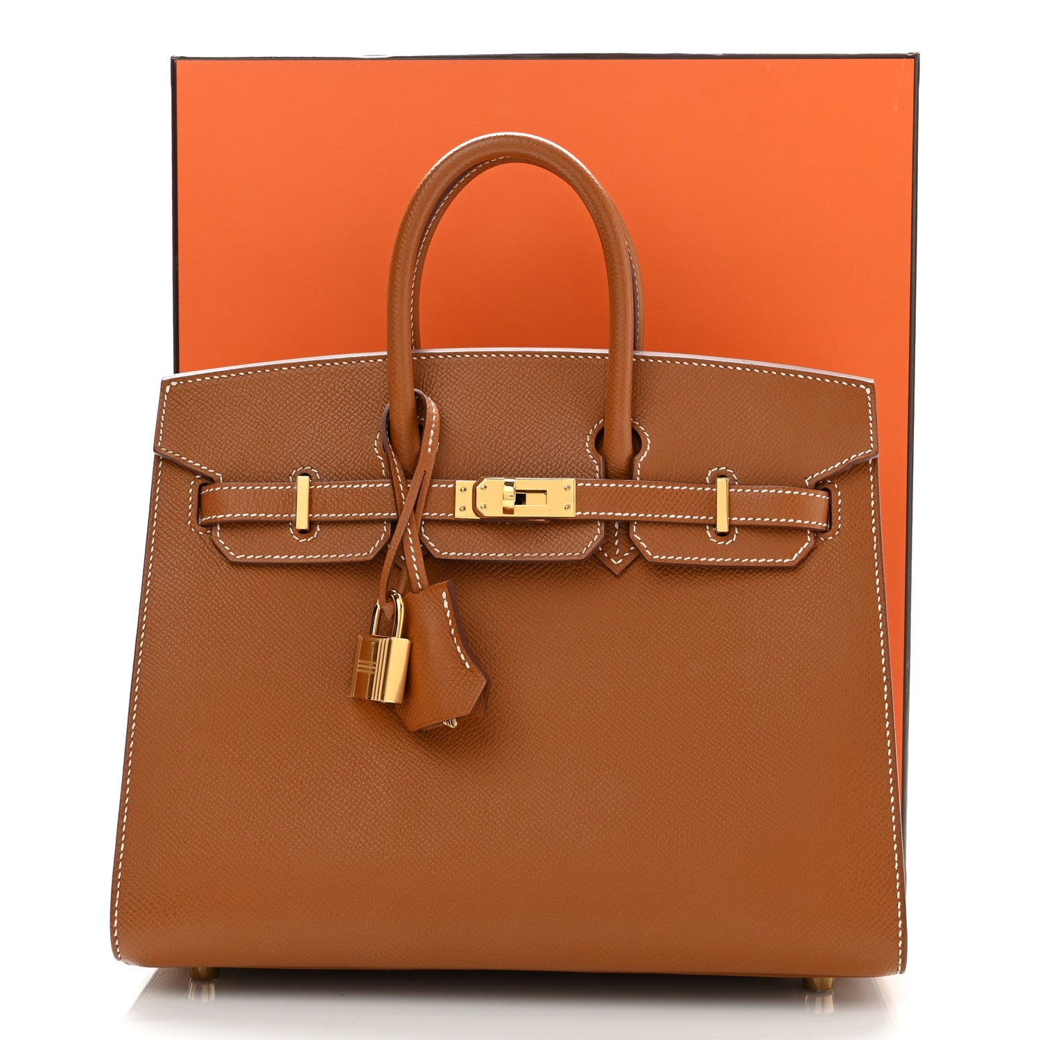 Hermes Epsom Birkin Sellier 25 Gold 11 of 11