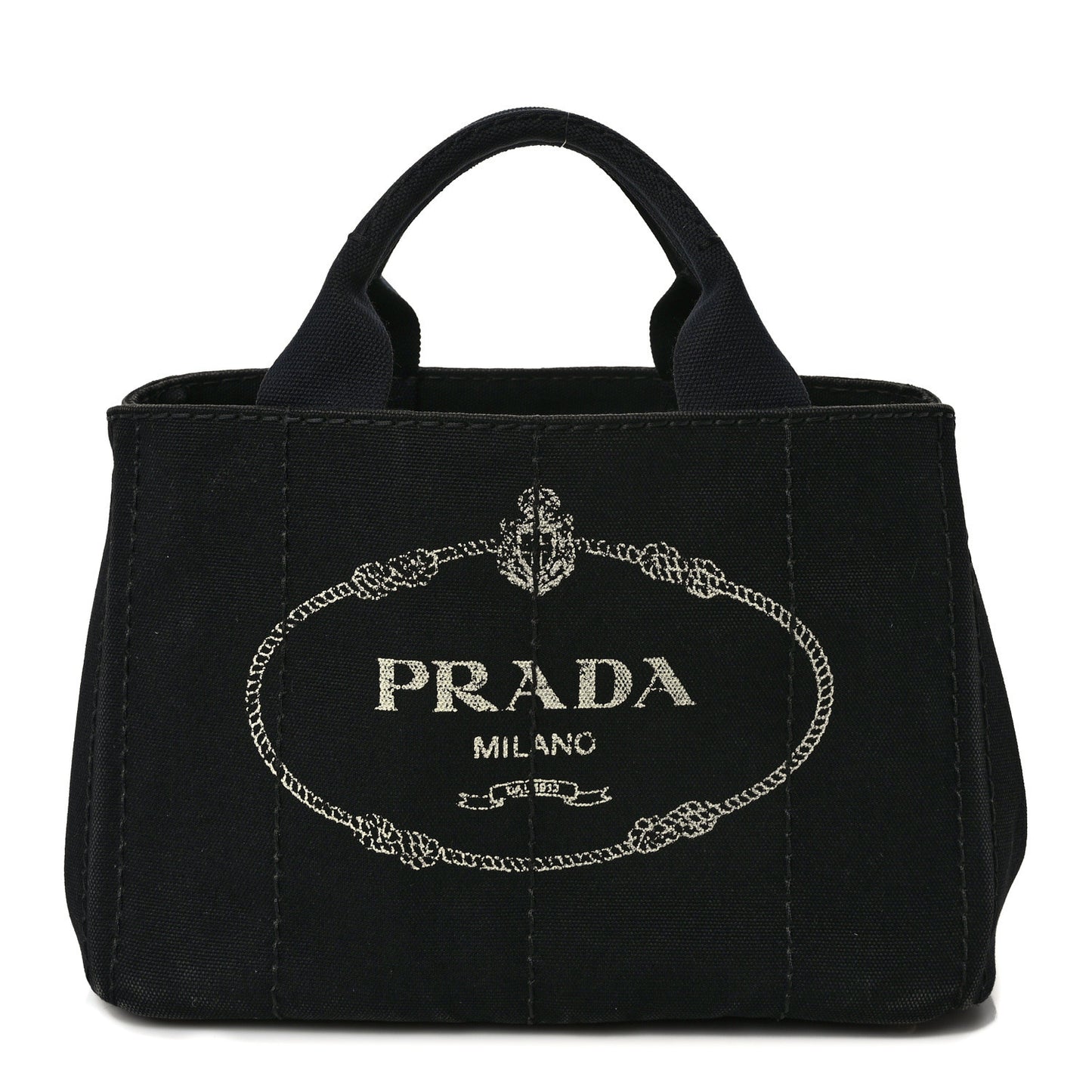 Canapa Small Logo Tote Black