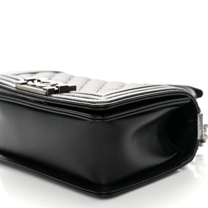 Chanel Caviar Quilted Small Boy Flap Black 10 of 11