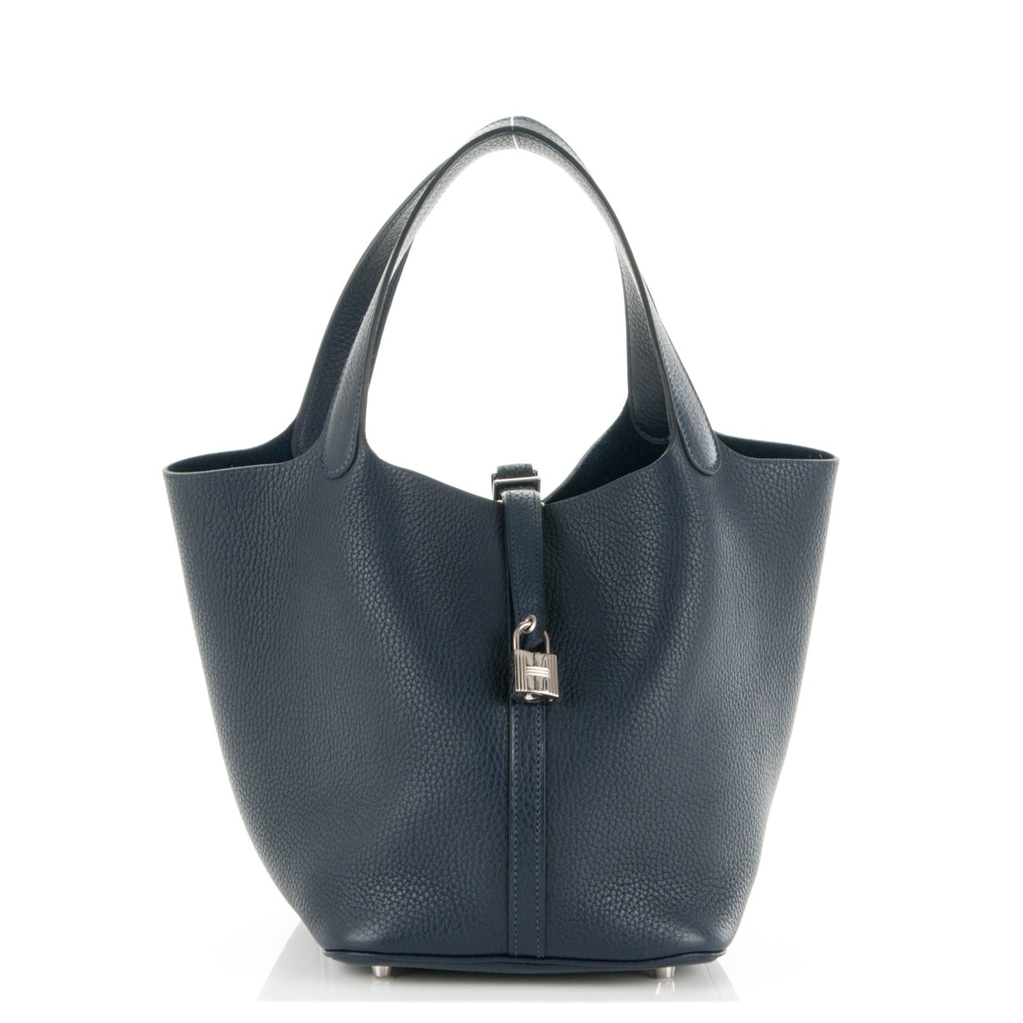 Taurillon Clemence Picotin Lock 22 MM Bleu Nuit