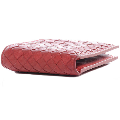 Bottega Veneta Nappa Intrecciato Mens Wallet Red 4 of 9