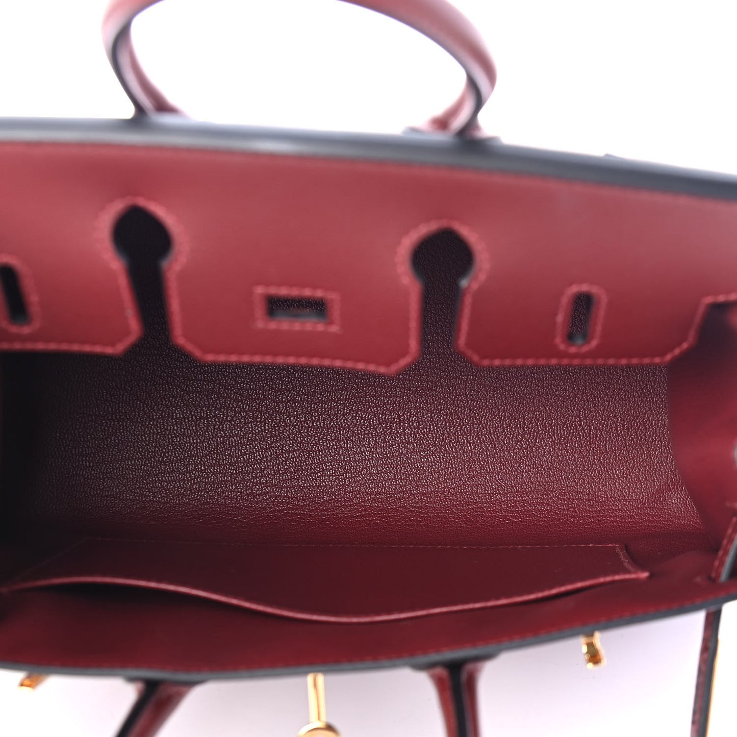 Madame Calfskin Birkin Sellier 25 Rouge H
