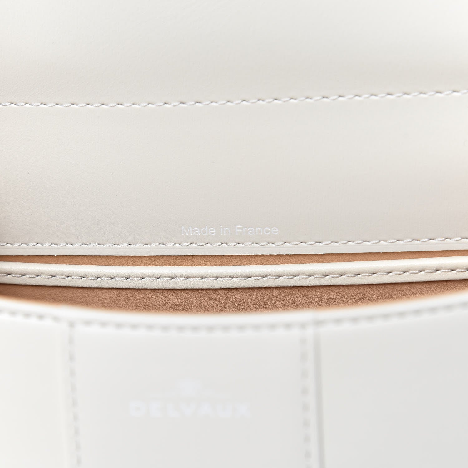 Delvaux Calfskin Mini Brillant Satchel Ivory 7 of 16