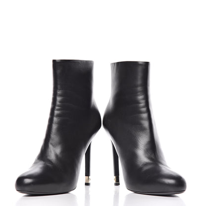 Chanel Lambskin CC Short Booties 41 Black 6 of 13