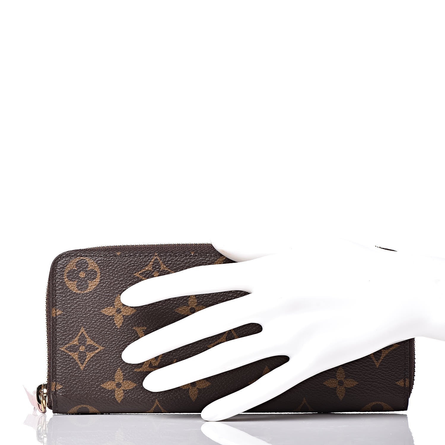 Louis Vuitton Monogram Clemence Wallet Rose Ballerine 2 of 8
