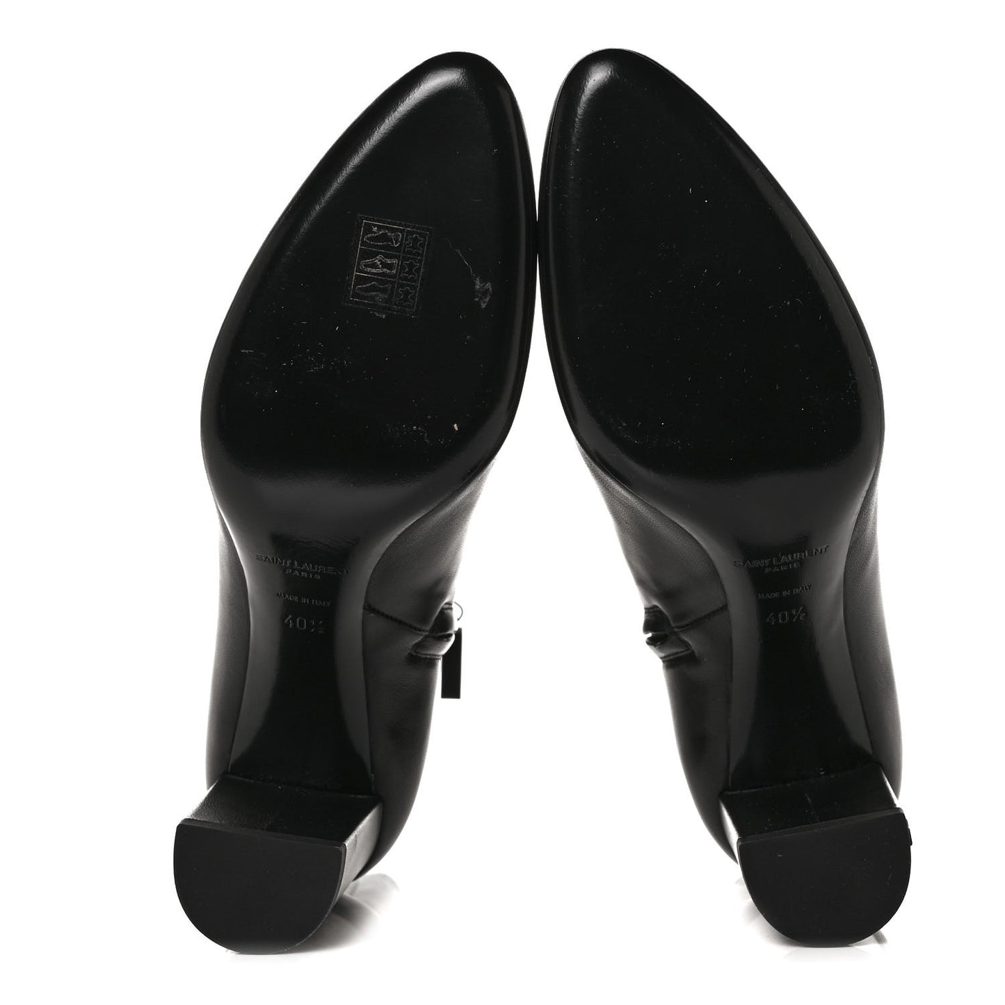 Nappa Vendome Loulou Ankle Zip Boot 40.5 Black