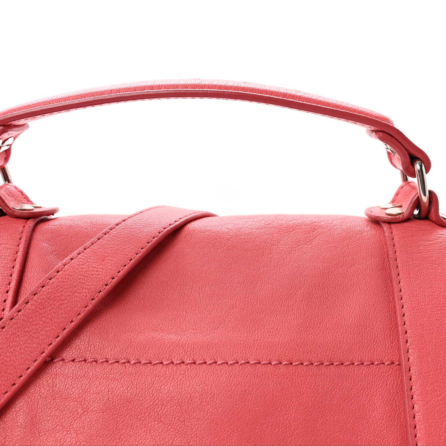 Lambskin Medium PS1 Satchel Hibiscus