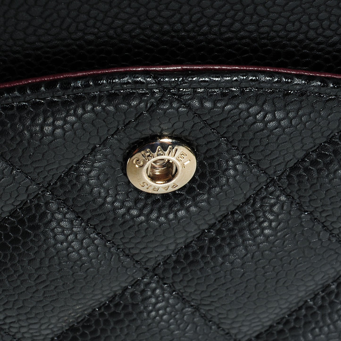 Caviar Quilted Maxi Double Flap Black