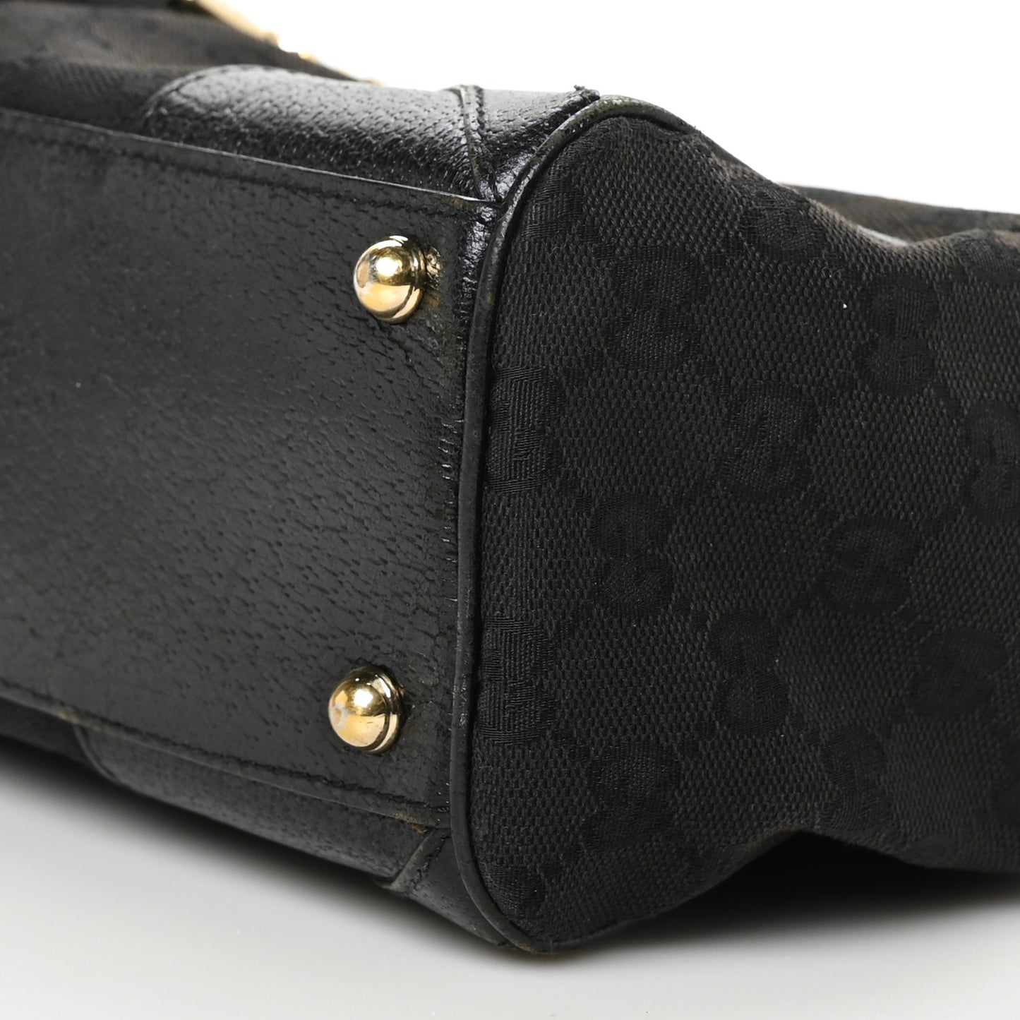 Monogram Calfskin Large Bardot Tote Black