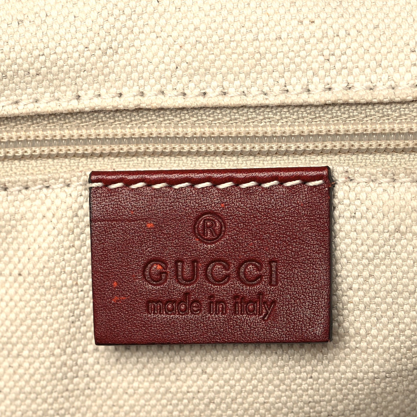Guccissima Large Sukey Tote Red
