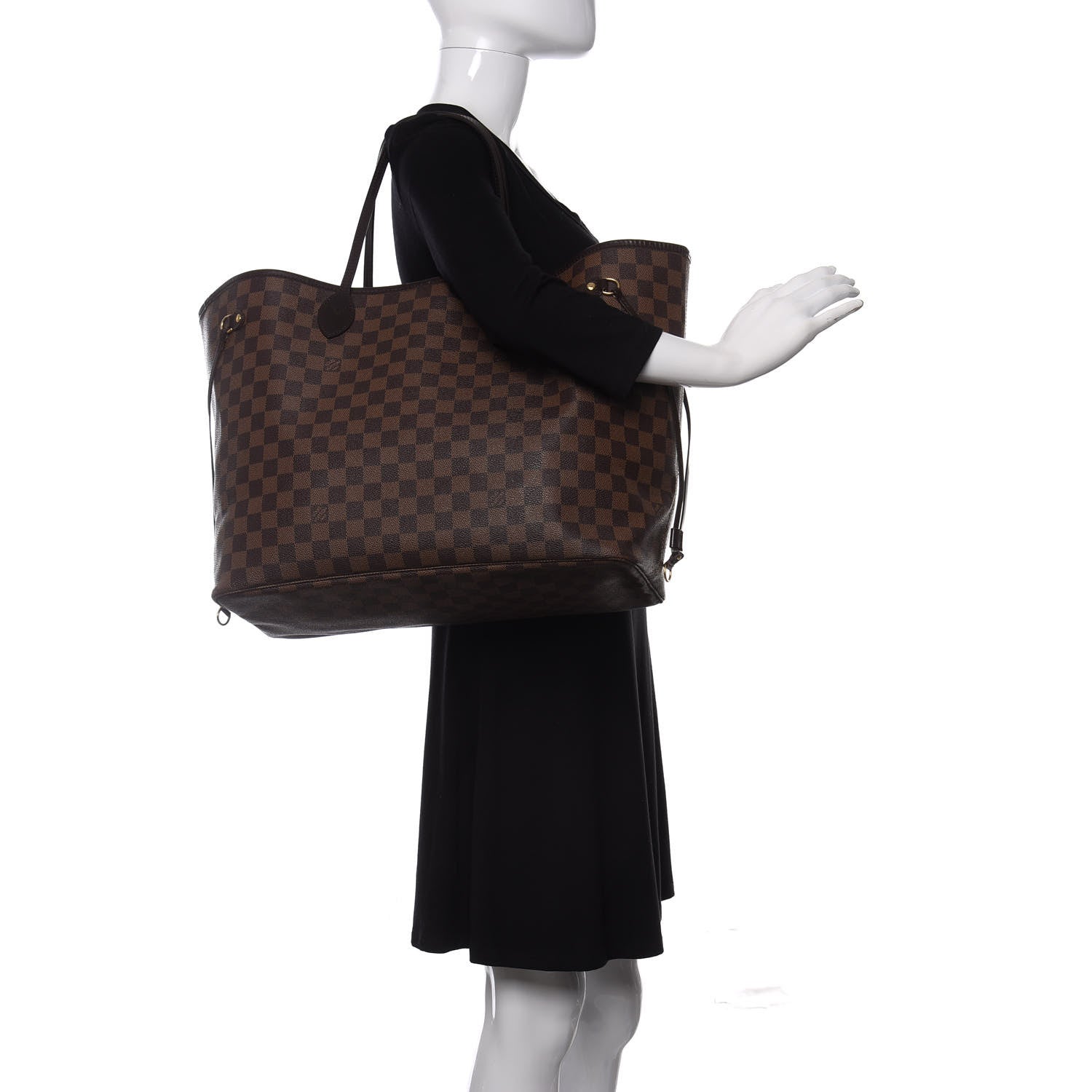 Louis Vuitton Damier Ebene Neverfull GM 2 of 10