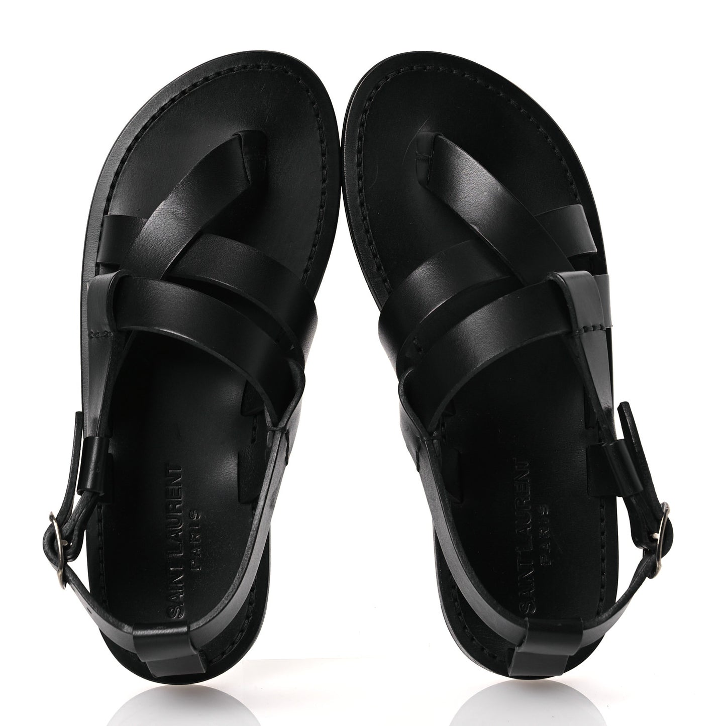 Calfskin Pepe 05 Sandals 37 Black