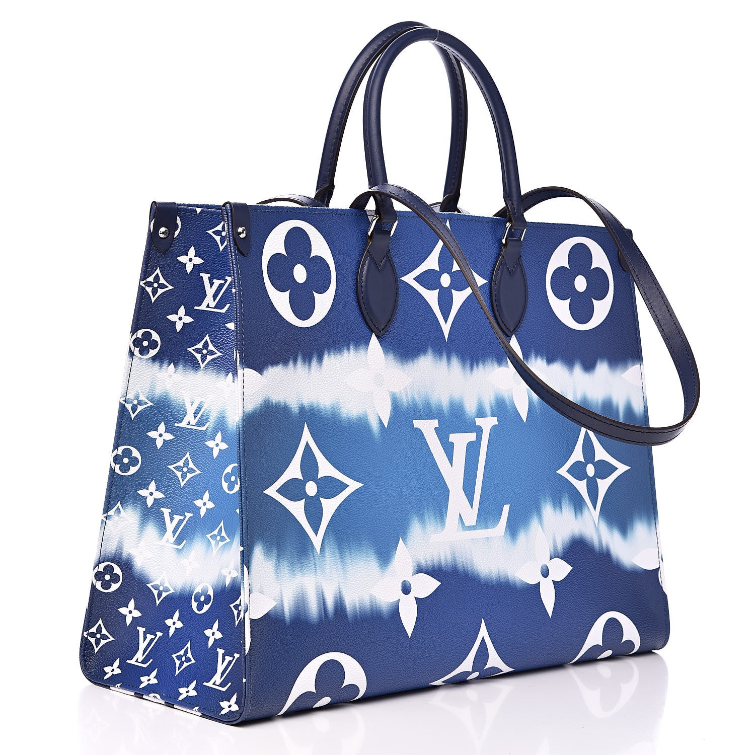 Louis Vuitton Monogram Escale Onthego GM Blue 4 of 10