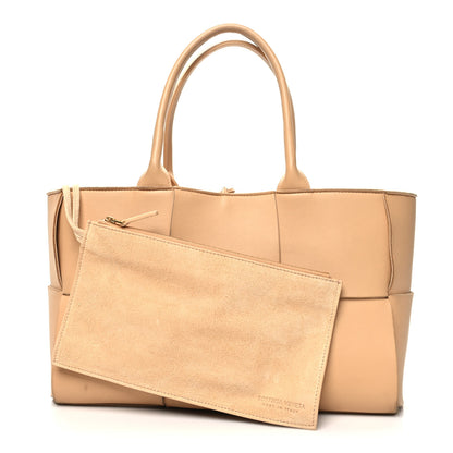 Bottega Veneta Nappa Maxi Intrecciato Small Arco Tote Almond 1 of 12