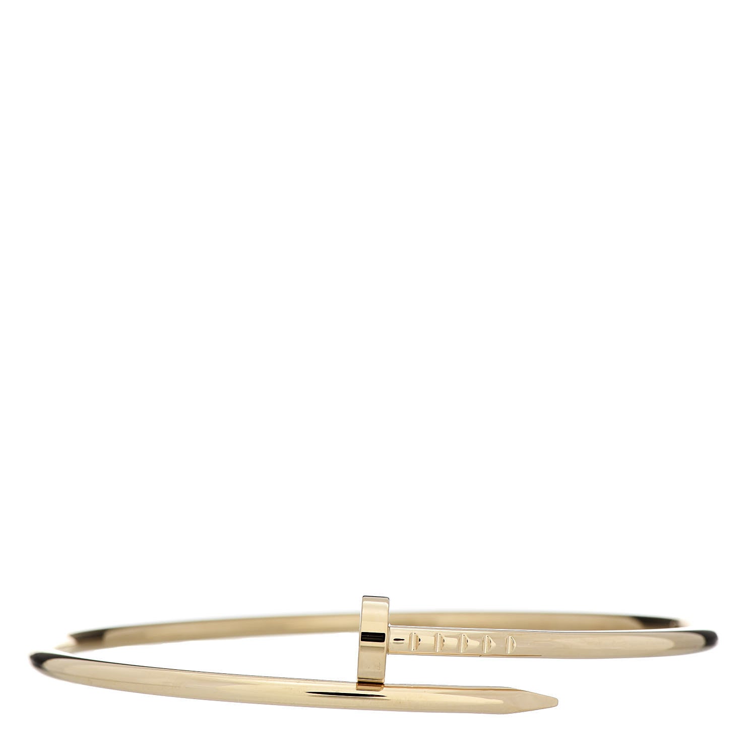 Cartier 18K Yellow Gold Small Juste Un Clou Bracelet 17 1 of 5