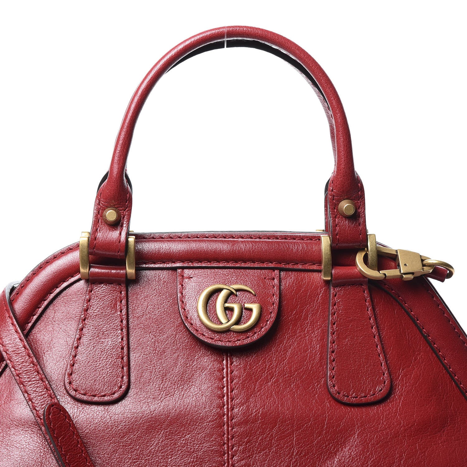 Gucci Piuma Lux Energy Medium Re(Belle) Top Handle Bag Romantic Cerise 9 of 9