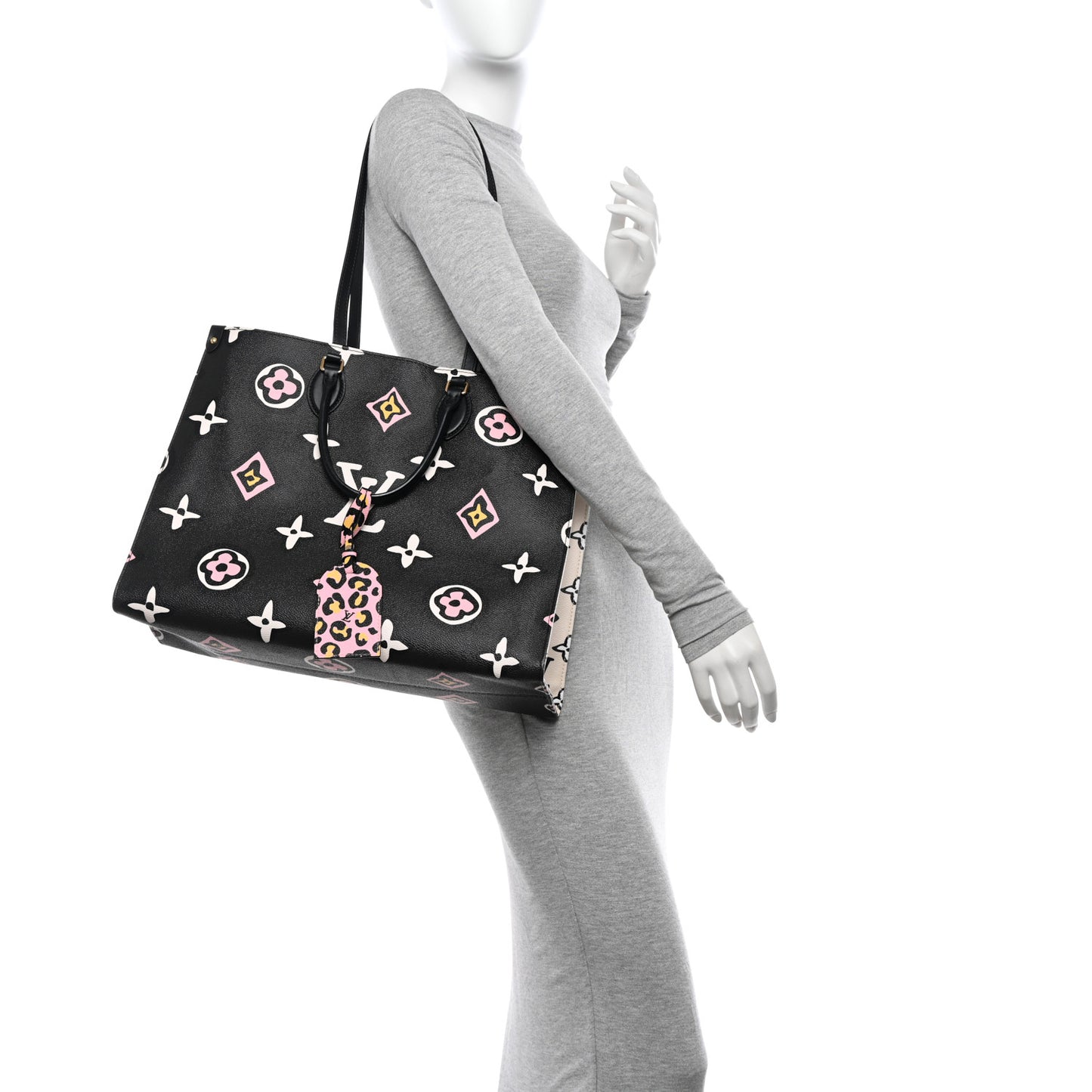 Monogram Giant Wild At Heart Onthego GM Black