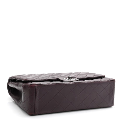 Chanel Lambskin Quilted Maxi Double Flap Purple 3 of 10