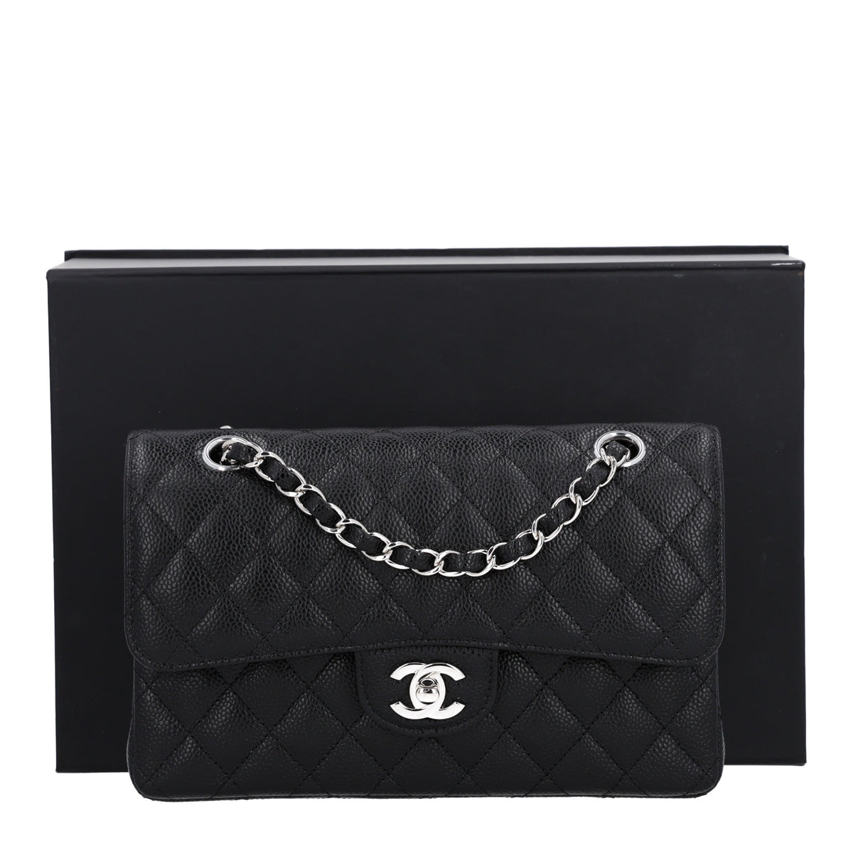 Chanel Caviar Quilted Small Double Flap Black 10 of 10