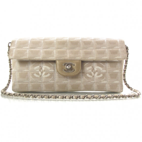 Chanel Nylon Travel East West Flap Beige 1 of 11