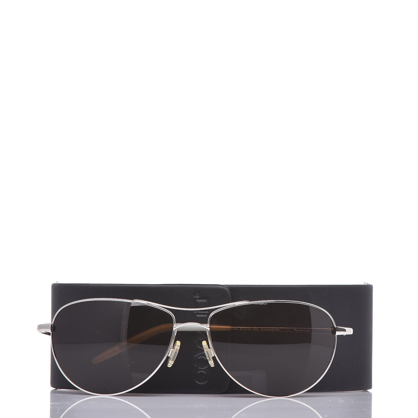 Polarized Commander Aviator Sunglasses Brown