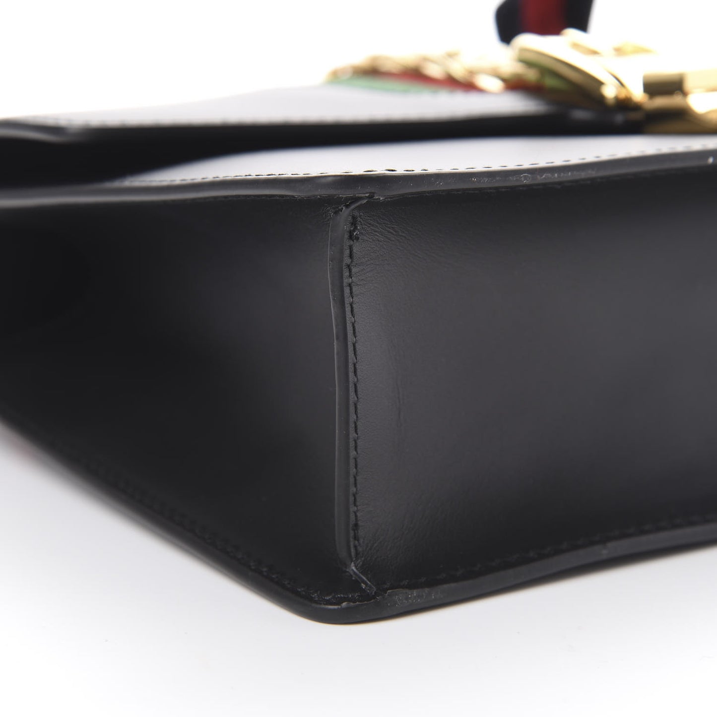 Calfskin Small Sylvie Shoulder Bag Black